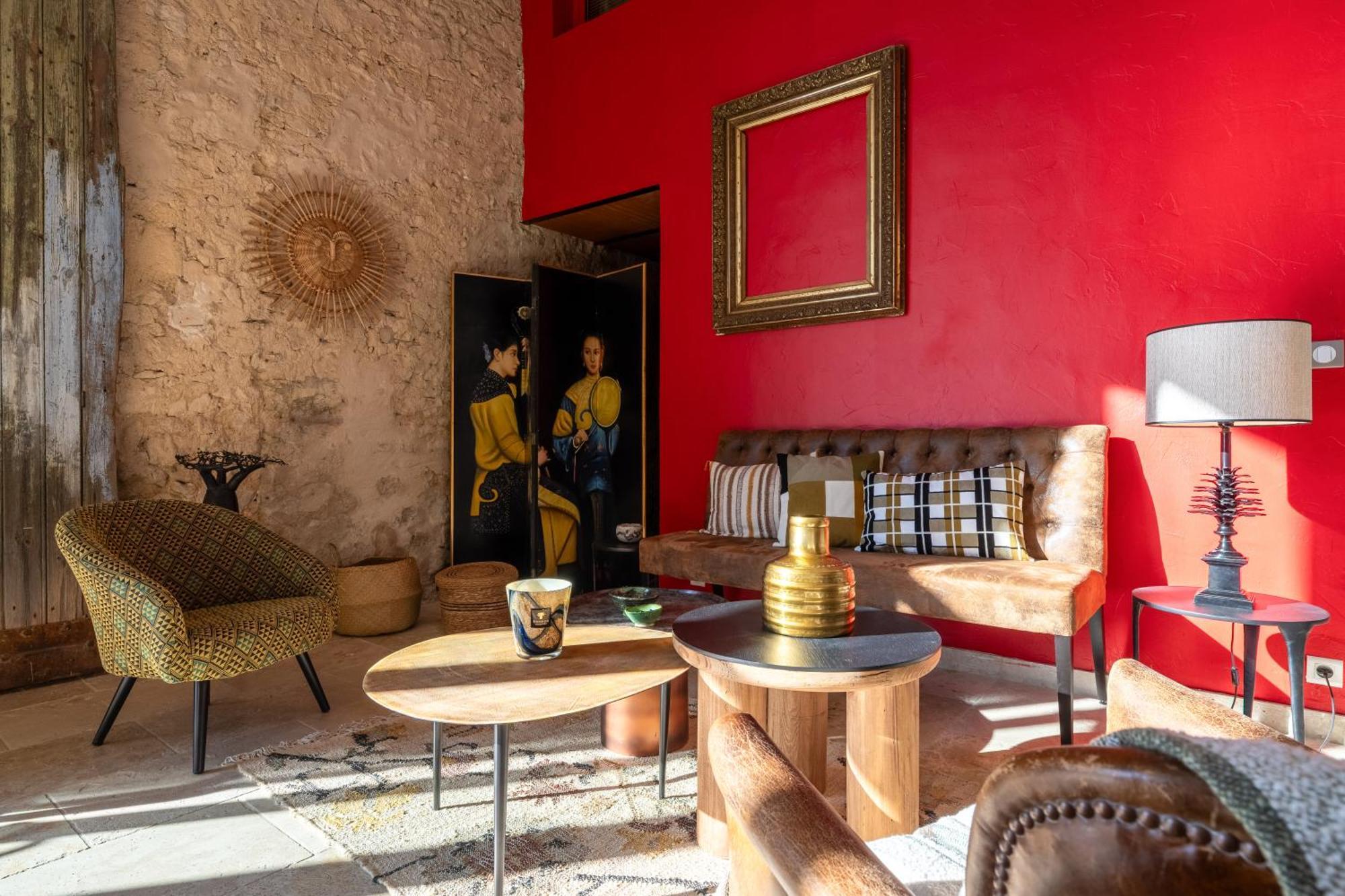 Hotel La Cour Des Sens à Lagnes Extérieur photo